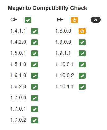 Magento Extension Kompatibilität